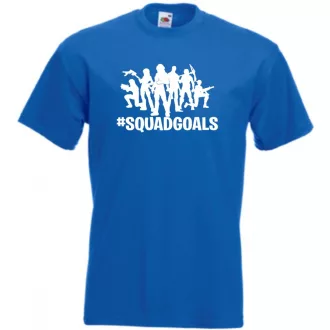   Csapat célok - SquadGoals - Fortnite stílus férfi rövid ujjú póló