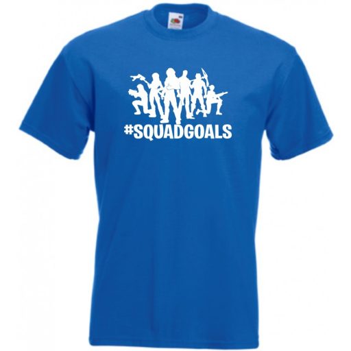 Csapat célok - SquadGoals - Fortnite stílus férfi rövid ujjú póló