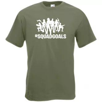   Csapat célok - SquadGoals - Fortnite stílus férfi rövid ujjú póló