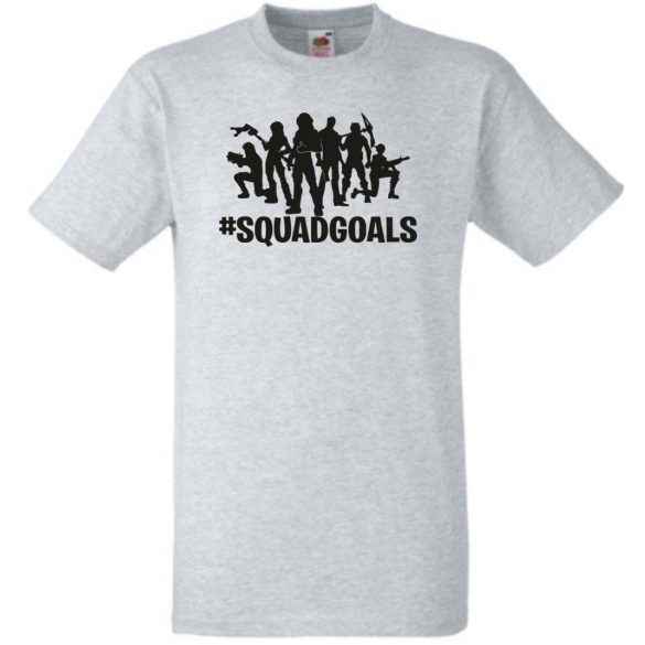 Csapat célok - SquadGoals - Fortnite stílus férfi rövid ujjú póló
