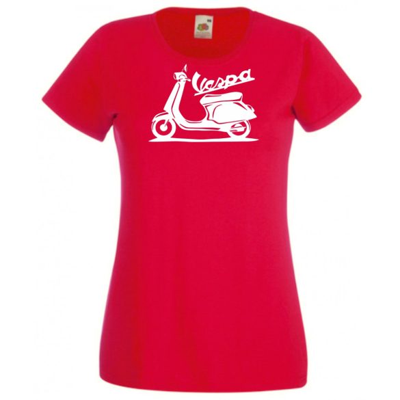 Motor fan Vespa női rövid ujjú póló
