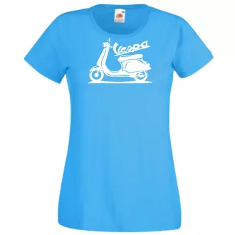 Motor fan Vespa női rövid ujjú póló