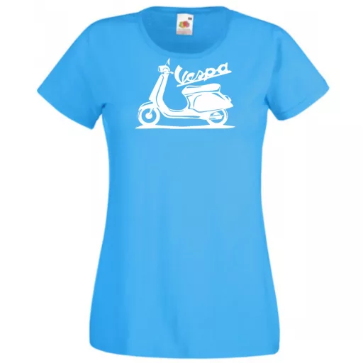 Motor fan Vespa női rövid ujjú póló