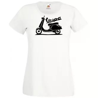 Motor fan Vespa női rövid ujjú póló