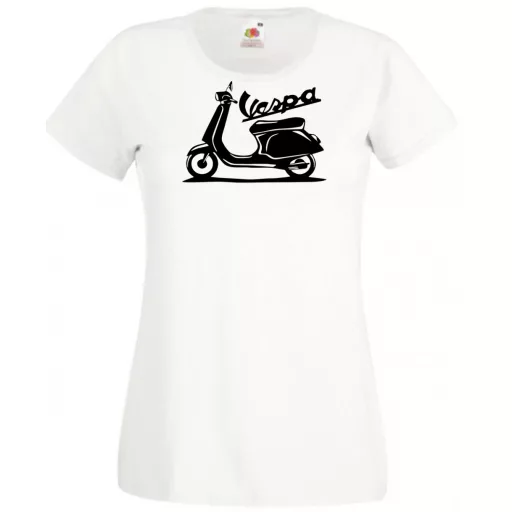 Motor fan Vespa női rövid ujjú póló