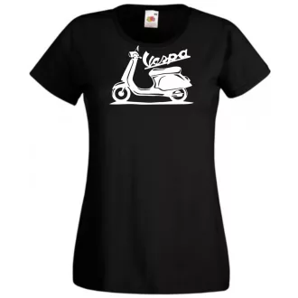 Motor fan Vespa női rövid ujjú póló