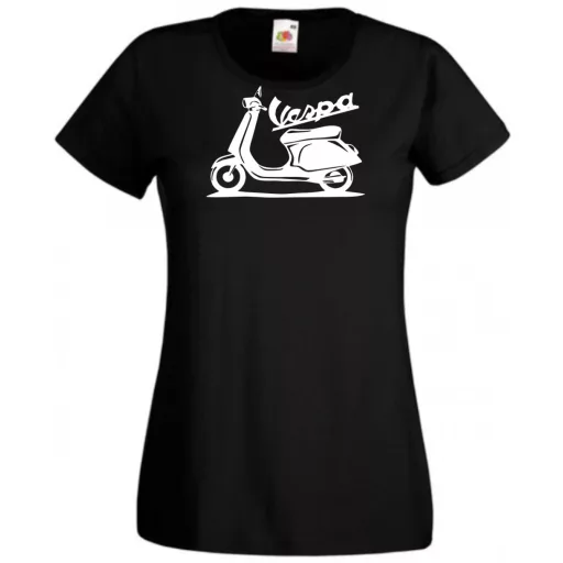 Motor fan Vespa női rövid ujjú póló