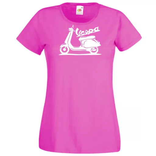 Motor fan Vespa női rövid ujjú póló