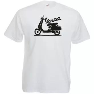 Motor fan Vespa férfi rövid ujjú póló