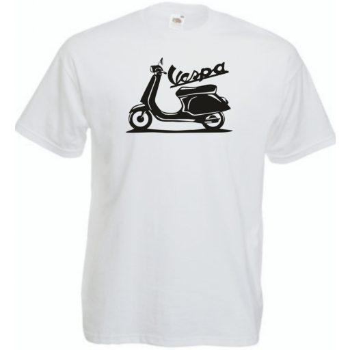 Motor fan Vespa férfi rövid ujjú póló