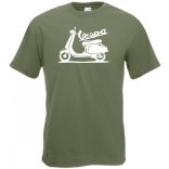 Motor fan Vespa férfi rövid ujjú póló