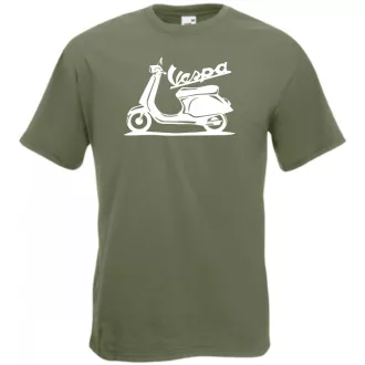 Motor fan Vespa férfi rövid ujjú póló