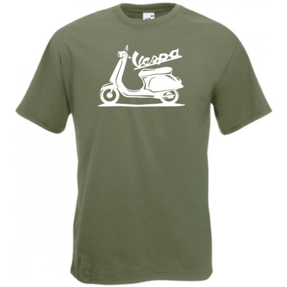 Motor fan Vespa férfi rövid ujjú póló