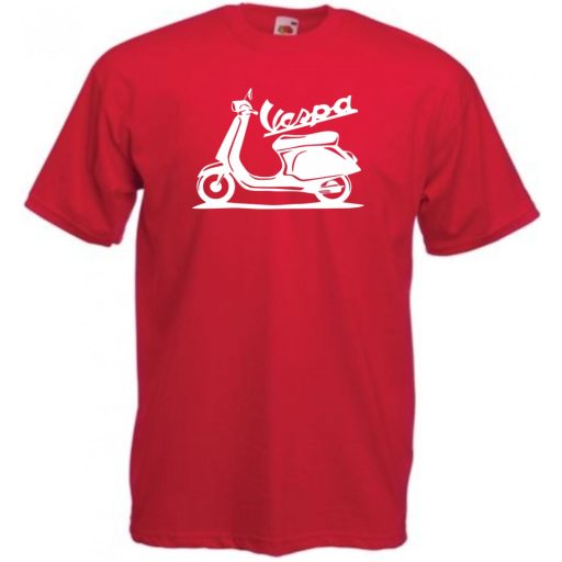 Motor fan Vespa férfi rövid ujjú póló