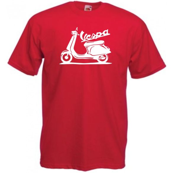 Motor fan Vespa férfi rövid ujjú póló