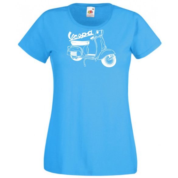 Motor fan Vespa női rövid ujjú póló