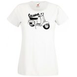 Motor fan Vespa női rövid ujjú póló