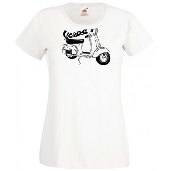 Motor fan Vespa női rövid ujjú póló