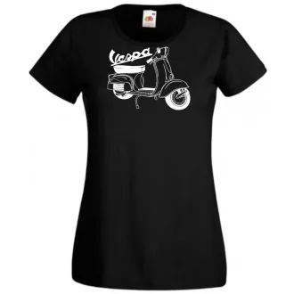Motor fan Vespa női rövid ujjú póló