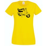 Motor fan Vespa női rövid ujjú póló