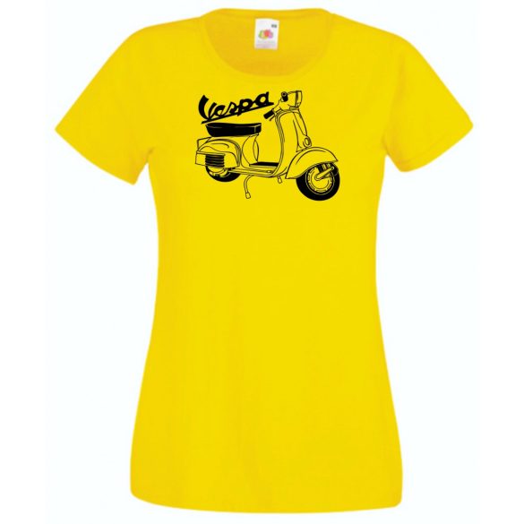 Motor fan Vespa női rövid ujjú póló