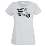 Motor fan Vespa női rövid ujjú póló