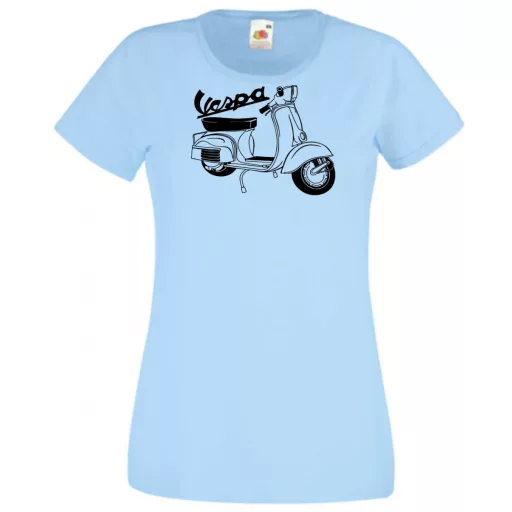 Motor fan Vespa női rövid ujjú póló