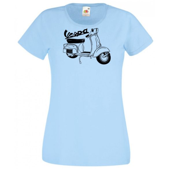 Motor fan Vespa női rövid ujjú póló