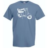 Motor fan Vespa férfi rövid ujjú póló