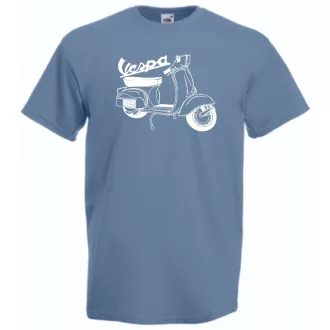 Motor fan Vespa férfi rövid ujjú póló