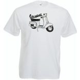 Motor fan Vespa férfi rövid ujjú póló