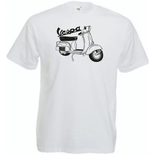Motor fan Vespa férfi rövid ujjú póló