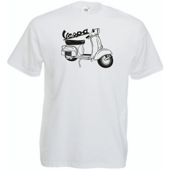 Motor fan Vespa férfi rövid ujjú póló