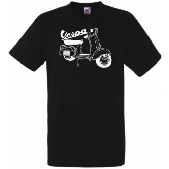 Motor fan Vespa férfi rövid ujjú póló