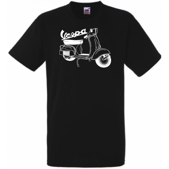 Motor fan Vespa férfi rövid ujjú póló