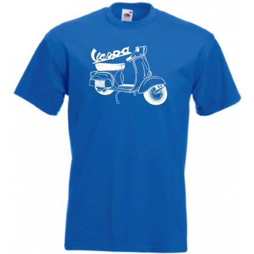 Motor fan Vespa férfi rövid ujjú póló