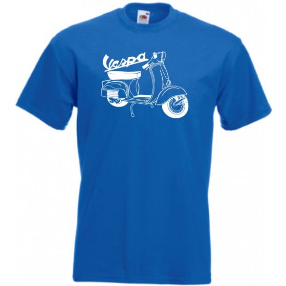 Motor fan Vespa férfi rövid ujjú póló