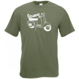 Motor fan Vespa férfi rövid ujjú póló