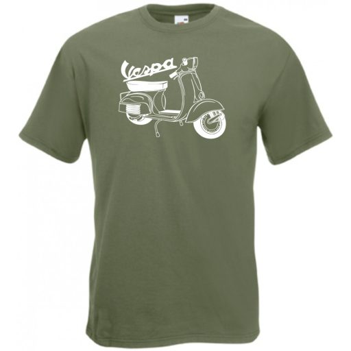 Motor fan Vespa férfi rövid ujjú póló