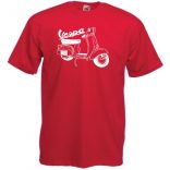 Motor fan Vespa férfi rövid ujjú póló