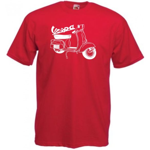 Motor fan Vespa férfi rövid ujjú póló
