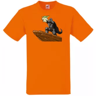   Humor-paródia BABYODA, megszületett gyerek rövid ujjú póló