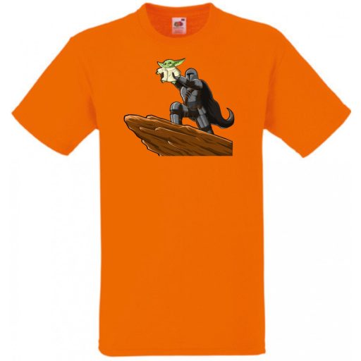 Humor-paródia BABYODA, megszületett gyerek rövid ujjú póló