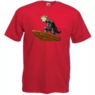   Humor-paródia BABYODA, megszületett gyerek rövid ujjú póló