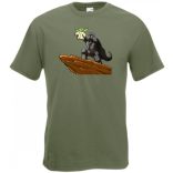 Humor-paródia BABYODA, megszületett férfi rövid ujjú póló