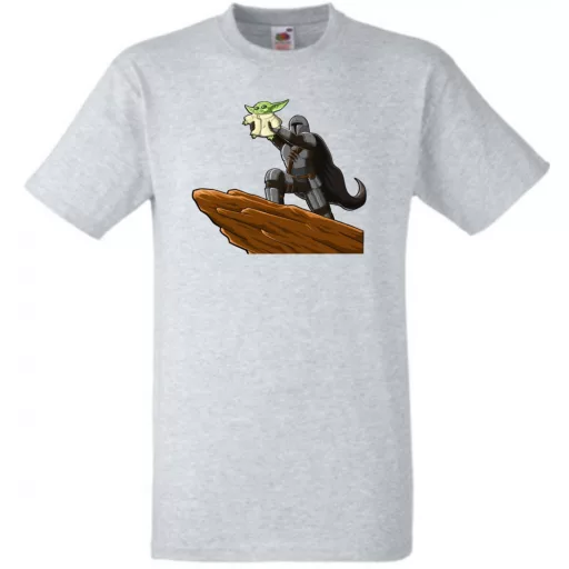 Humor-paródia BABYODA, megszületett férfi rövid ujjú póló