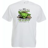 Humor-paródia BABYODA, The Force... gyerek rövid ujjú póló