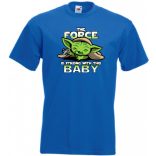 Humor-paródia BABYODA, The Force... gyerek rövid ujjú póló