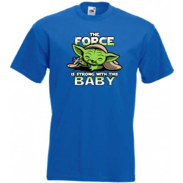 Humor-paródia BABYODA, The Force... gyerek rövid ujjú póló