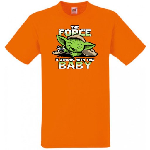 Humor-paródia BABYODA, The Force... gyerek rövid ujjú póló